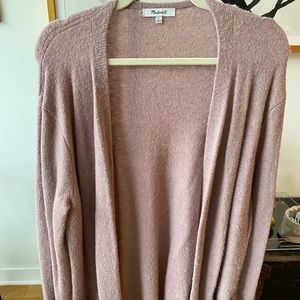 Madewell Lavendar cardigan with pockets